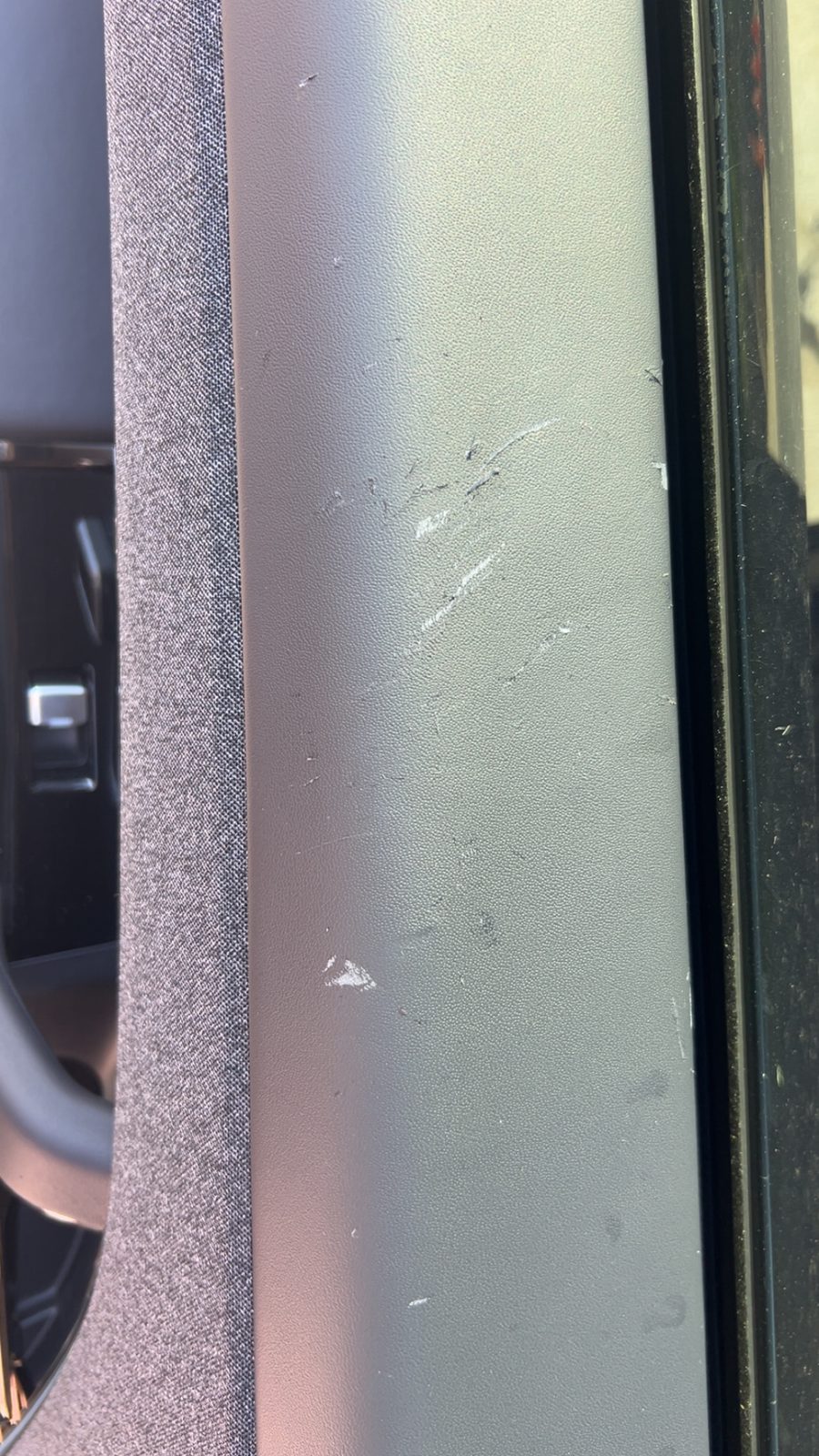 Interior trim after repair